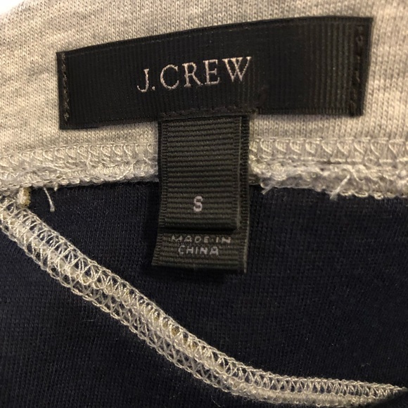 J Crew Grey Neoprene skirt - Picture 2 of 3